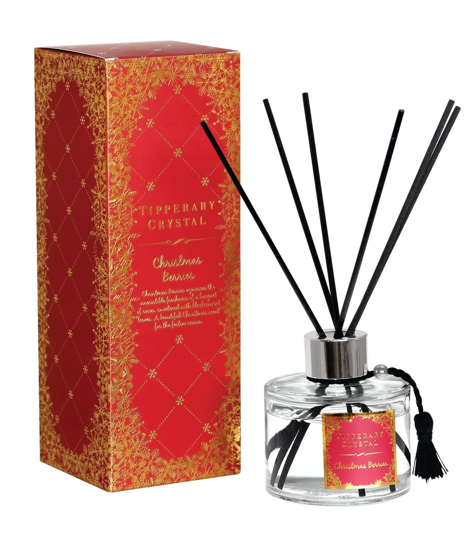 Tipperary Crystal Christmas Berries Fragrance Diffuser