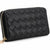 Tipperary Crystal Lyon Weave Wallet-Black