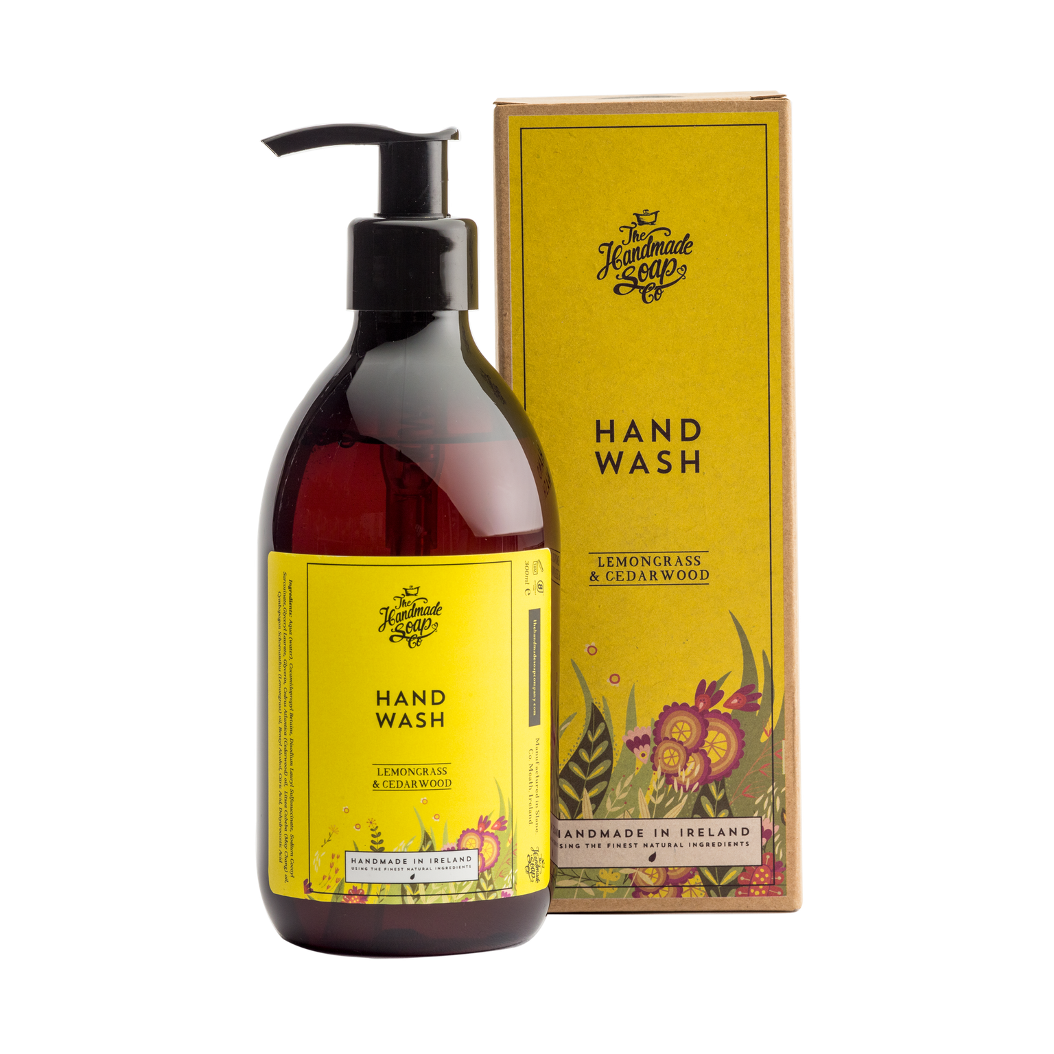 The Handmade Soap Company Lemongrass and Cedarwood Hand Wash 300ml