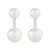Knight & Day Earring Silver/Pearl