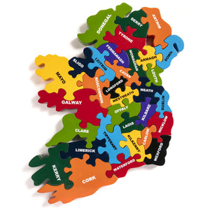 Alphabet Jigsaw Map of Ireland