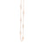 Absolute Jewellery Necklace Rose  Gold 36"