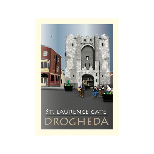 Drogheda -Laurence Gate Print