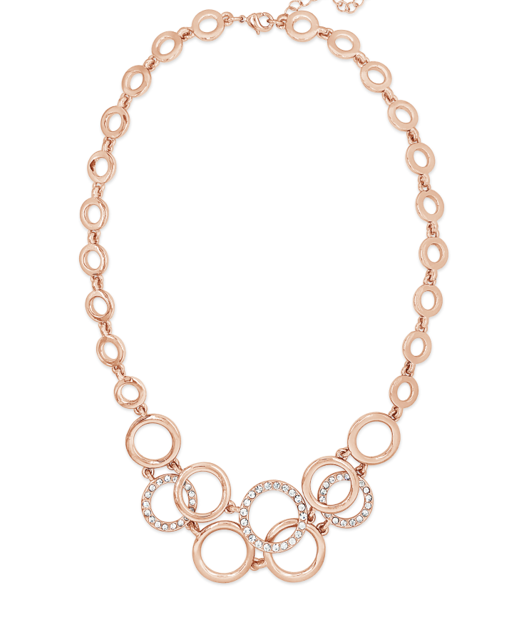 Absolute Jewellery Necklace Rose Gold 18"