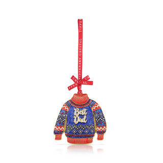 Tipperary Crystal Loved Ones  Best Dad Christmas Decoration