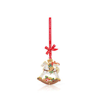 Tipperary Crystal Rocking Horse Sparkle Christmas Decoration