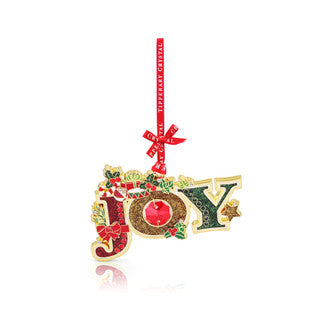 Tipperary Crystal Gem Joy Christmas Decoration-New 2024