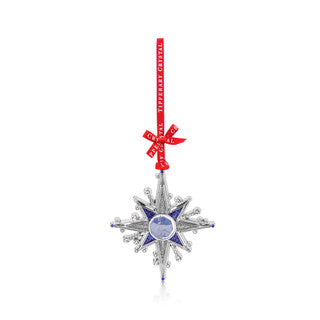 Tipperary Crystal Gem Star Christmas Decoration