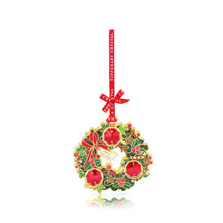 Tipperary Crystal Gem Wreath Christmas Decoration-New 2024