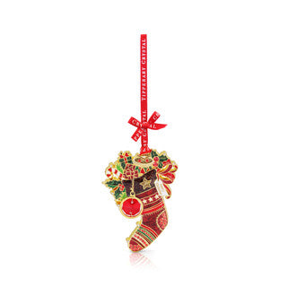 Tipperary Crystal Gem Stocking Christmas Decoration