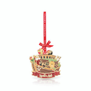 Tipperary Crystal Sparkle Noahs Ark Christmas Decoration-New 2025