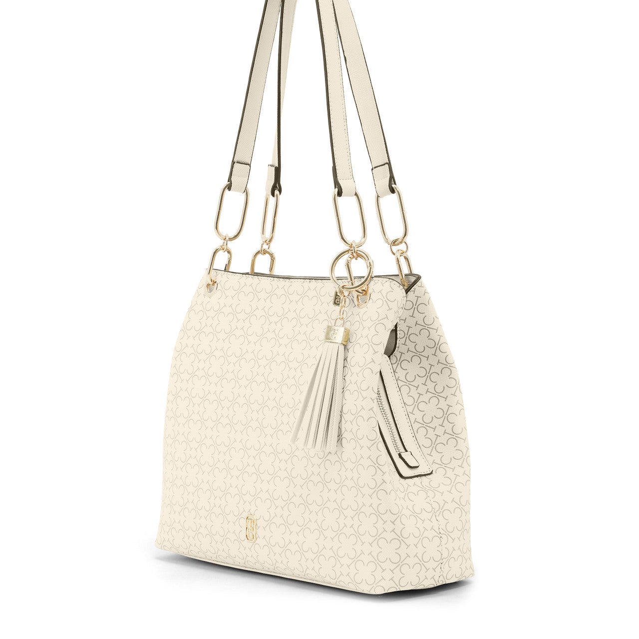 Tipperary Crystal Monogram Tote Ivory-New 2025