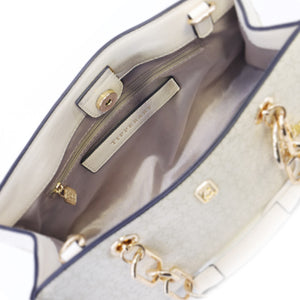 Tipperary Crystal Monogram Handbag Ivory-New 2025