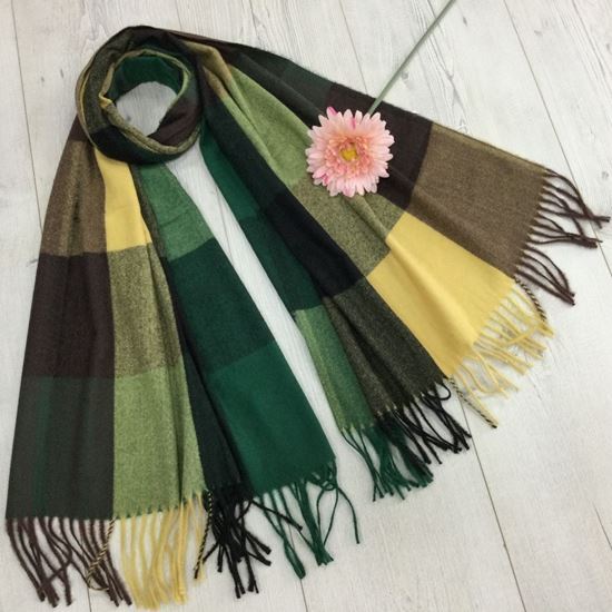 Reevo Accessories  Design Scarf -Green &Yellow