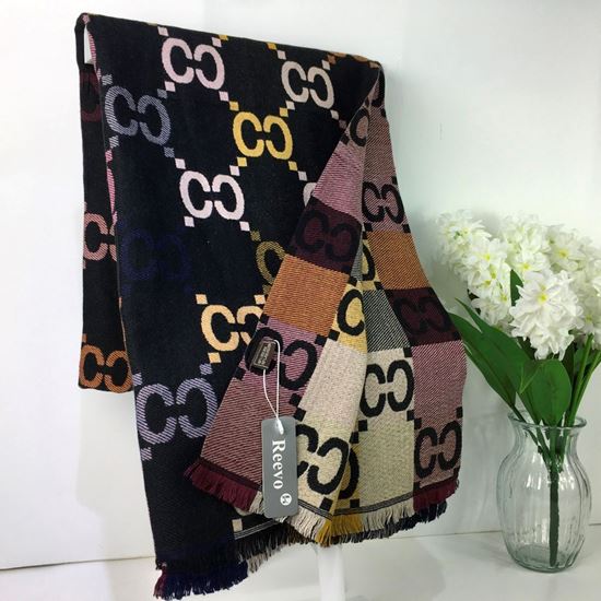 Reevo Accessories  Design Scarf -Black