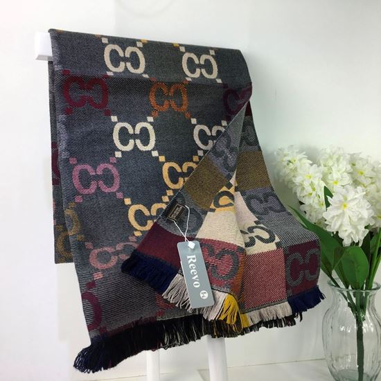 Reevo Accessories  Design Scarf -Dark Grey