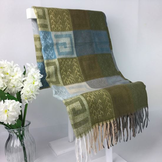 Reevo Accessories  Design Scarf -Grey & Green