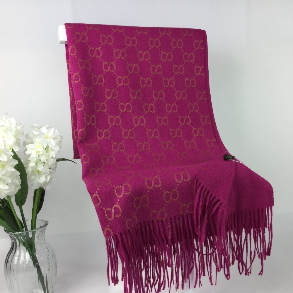 Reevo Accessories Tree Design Scarf -Hot Pink