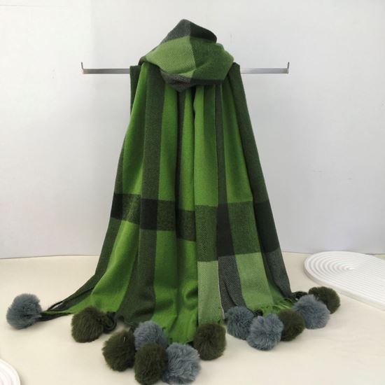 Reevo Accessories Tree of Life Design Scarf -Green