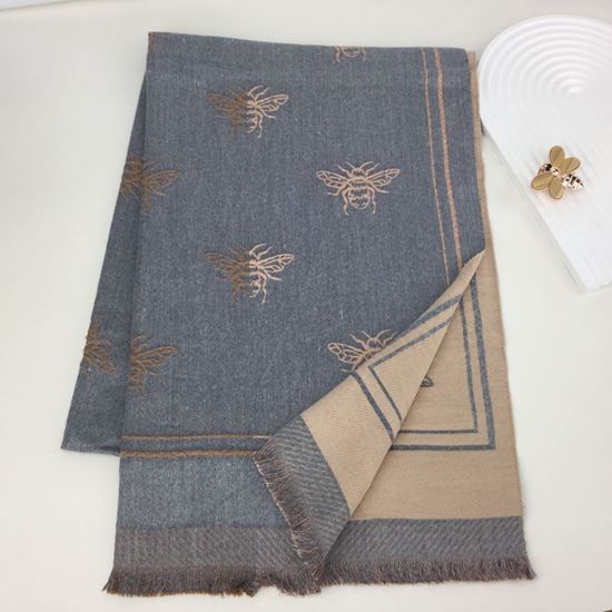 Reevo Accessories Winter Bee Scarf -Grey