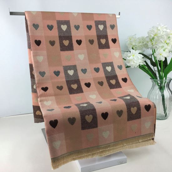 Reevo Accessories  Star Design Scarf -Baby Pink