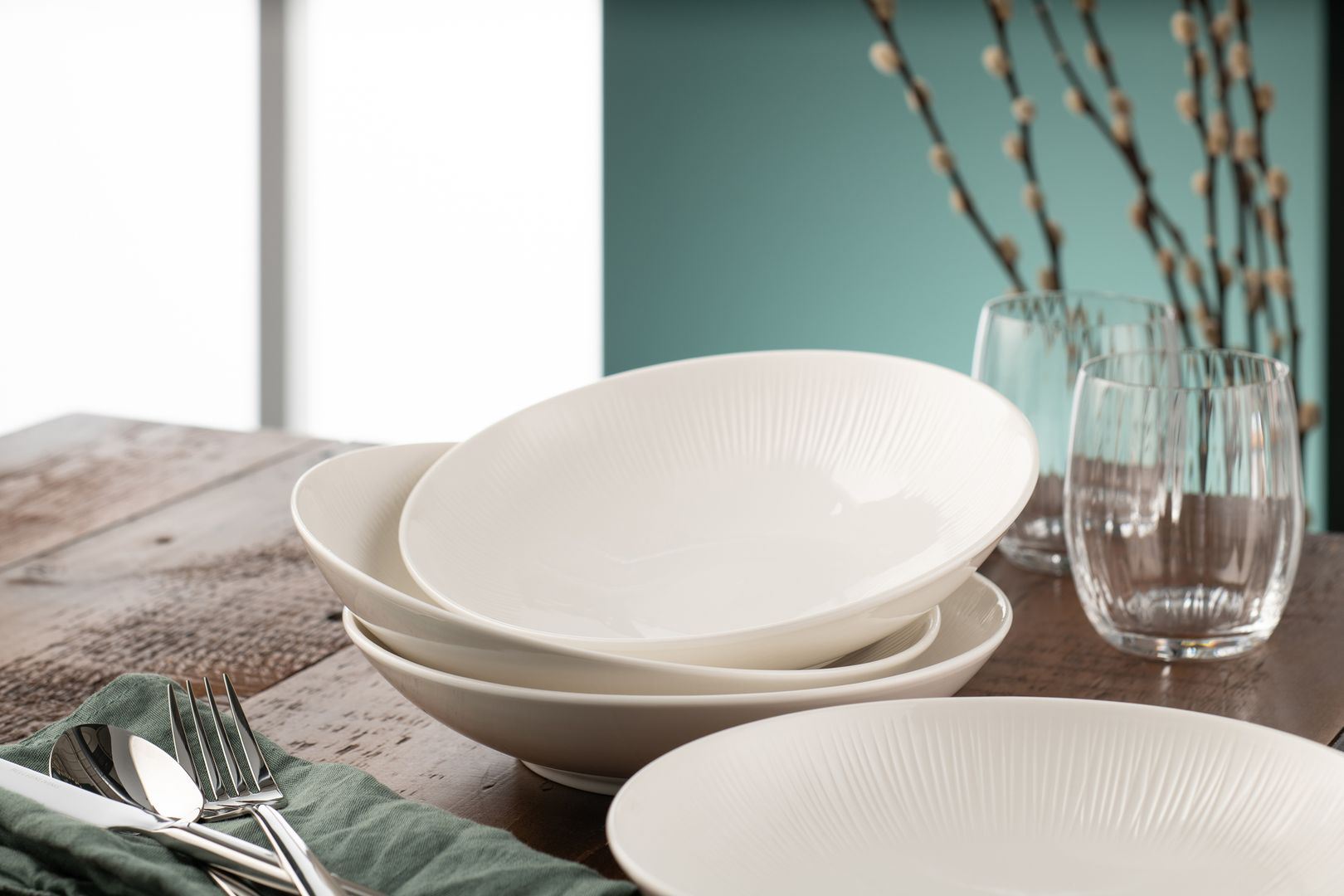 Belleek Living Erne Pasta Bowls S/4