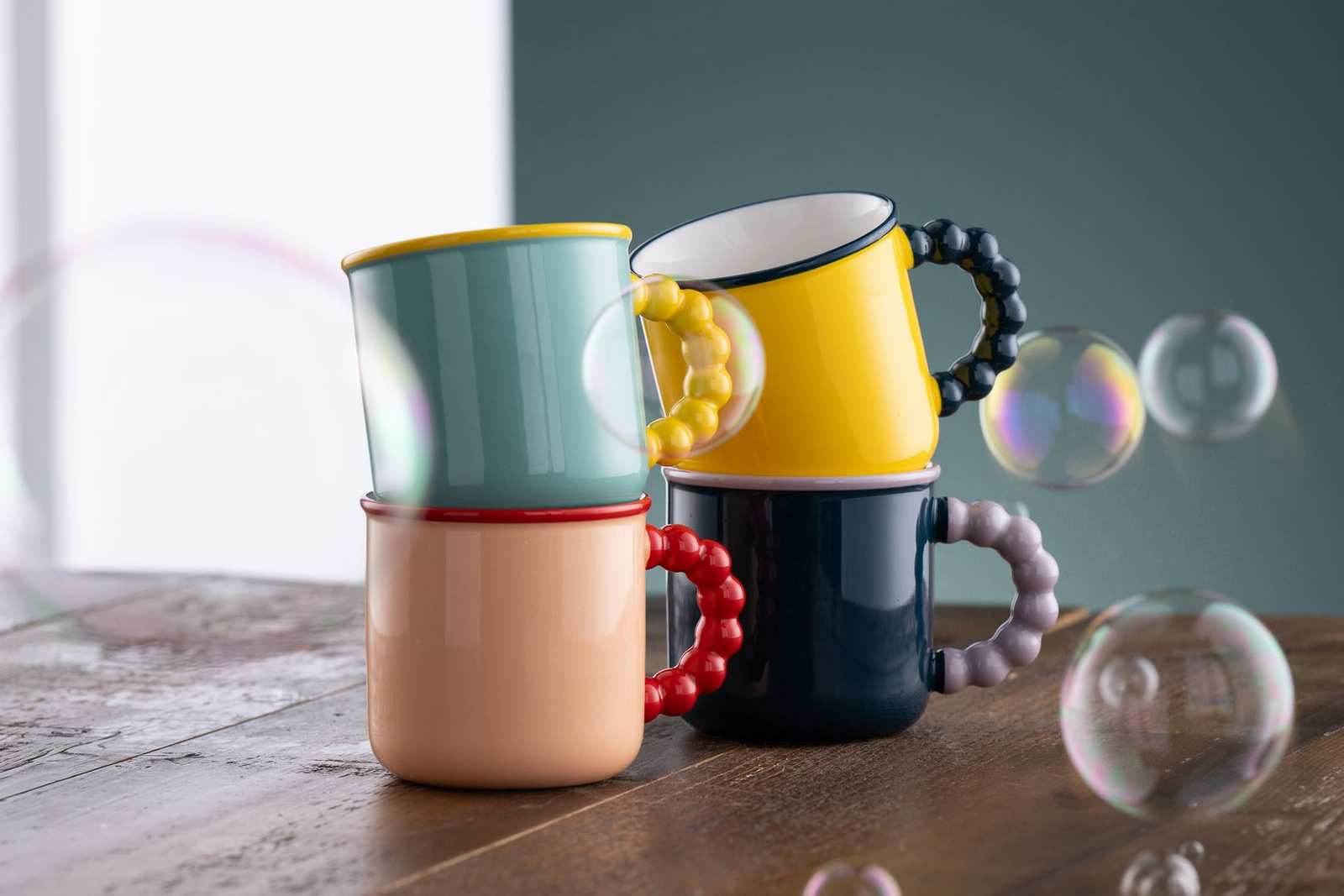 Belleek Living Bubble Mugs Set of 4