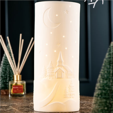 Belleek Living Church Scene Luminaire