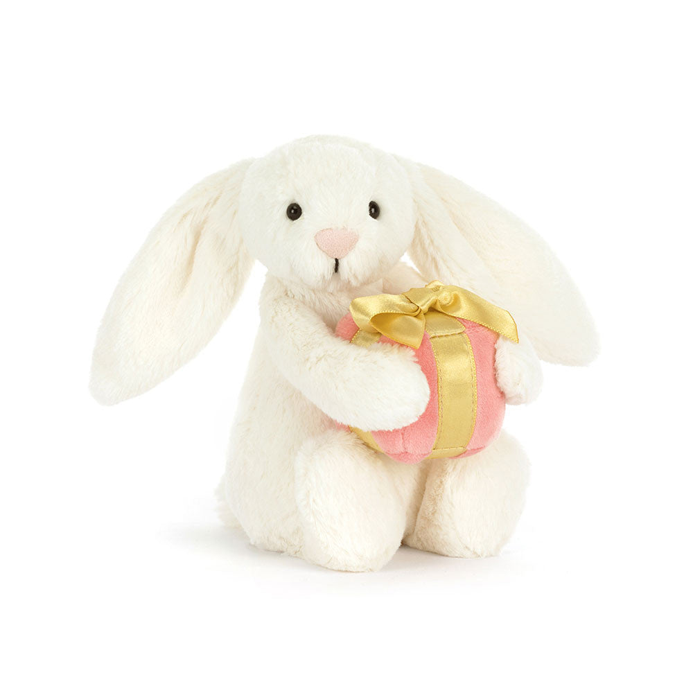 Jellycat Bashful Bunny With Present