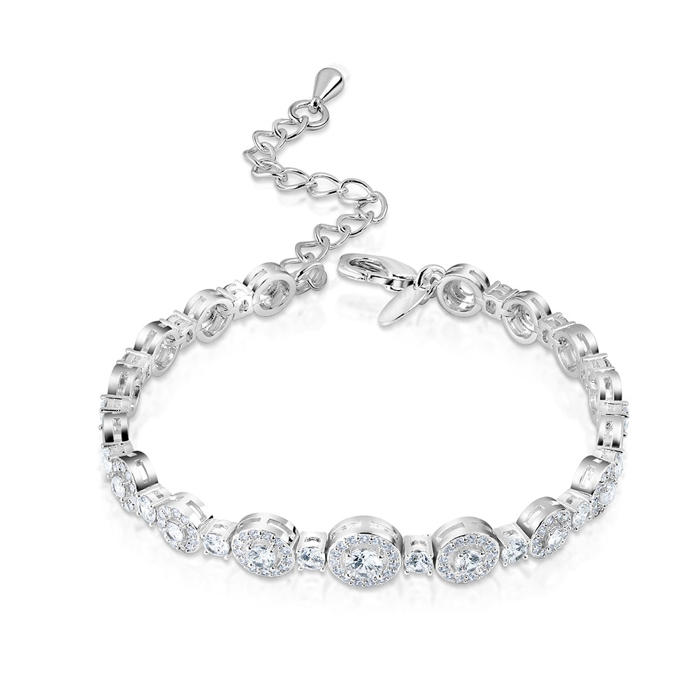 Newbridge Silverware Cubic Zirconia Bracelet