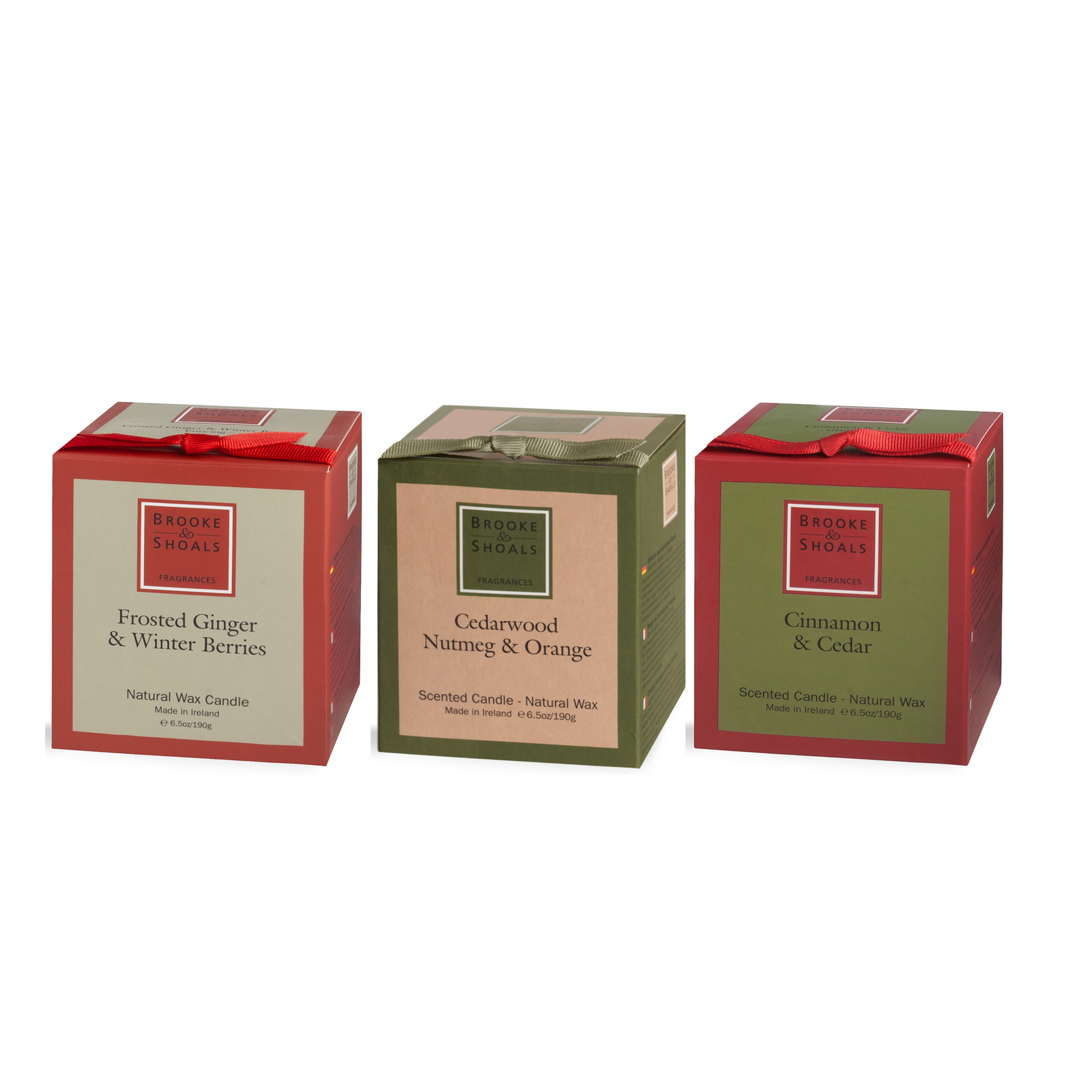 Brooke and Shoals Travel Candle Set- Christmas