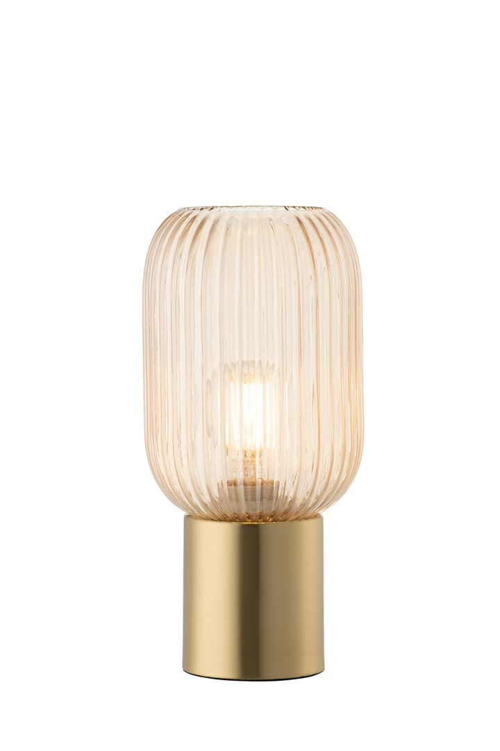 Galway Crystal Fluted Glass Table Lamp