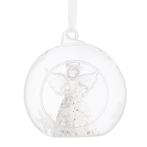 Galway Crystal Angel Hanging Bauble Ornament