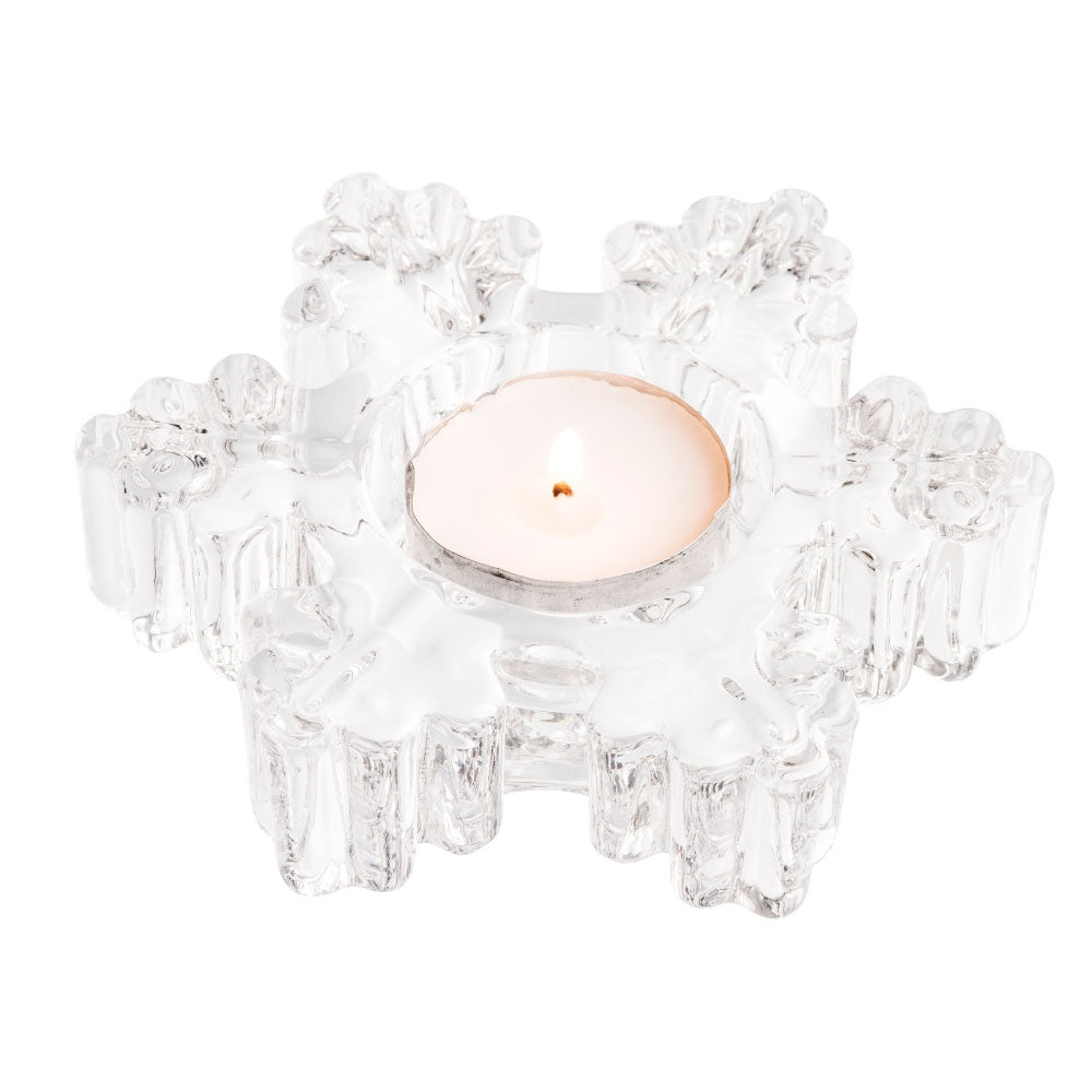 Galway Crystal Snowflake Votive