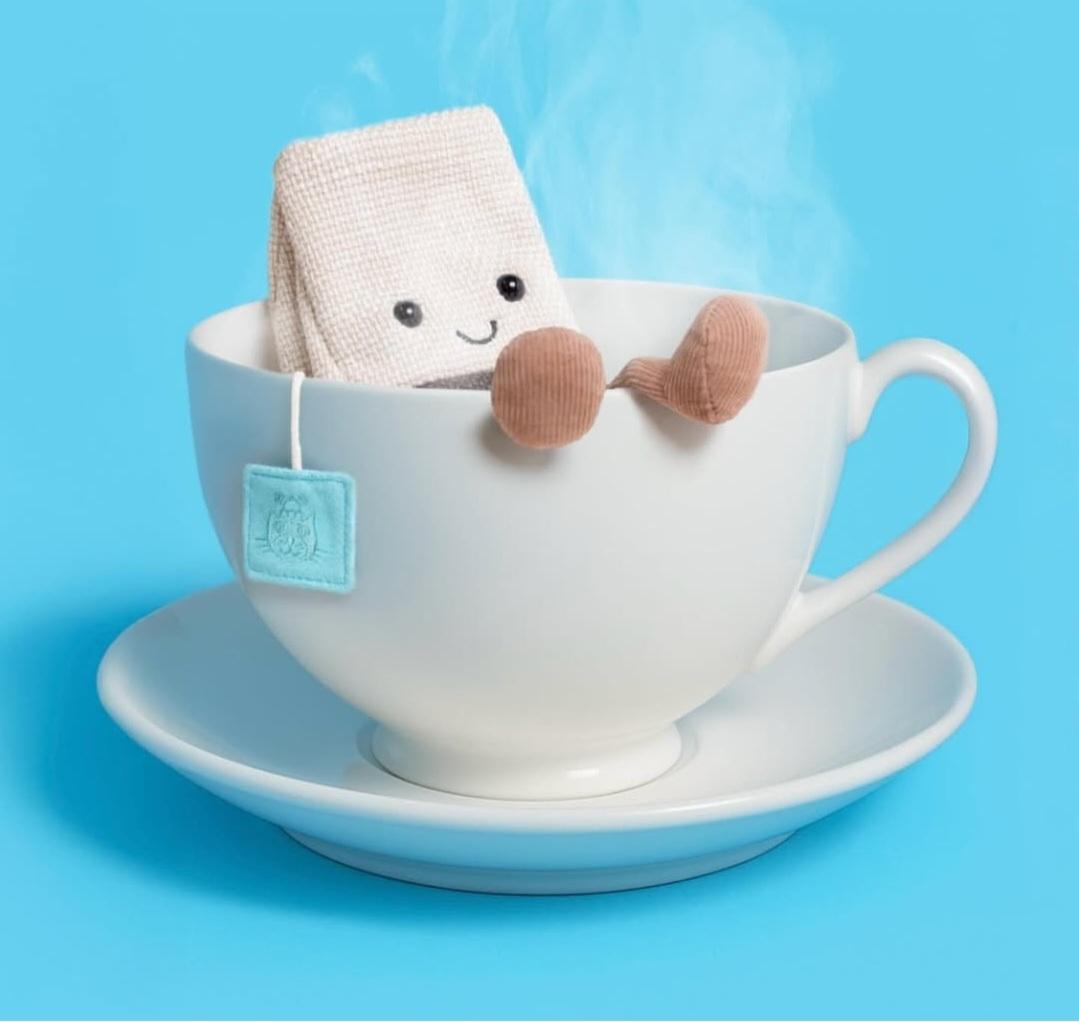 Jellycat Amuseables Sleepy Tea Bag
