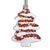 Newbridge Silverware Christmas Tree with coloured stones Decoration-New 2024