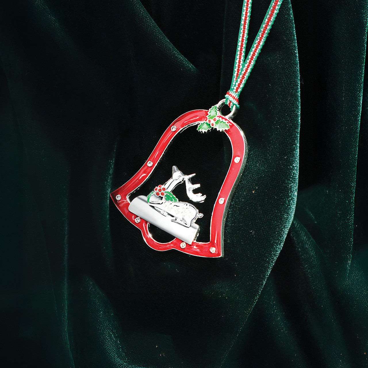 Newbridge Silverware Resting Reindeer Christmas Tree Decoration -New 2025