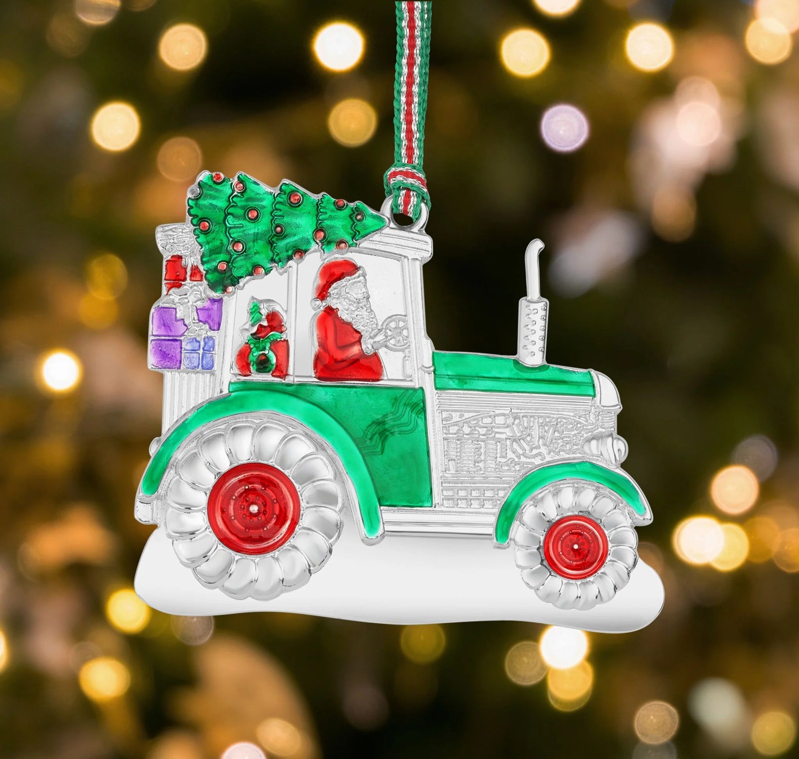 Newbridge Silverware Tractor Christmas Tree Decoration -New 2026
