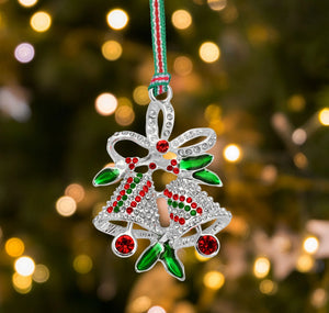 Newbridge Silverware Christmas Bells Tree Decoration -New 2026