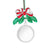 Newbridge Silverware Bow with Pine Leaves Christmas Tree Decoration