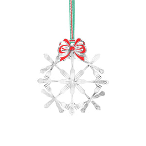 Newbridge Silverware Cutlery Wreath Christmas Tree Decoration