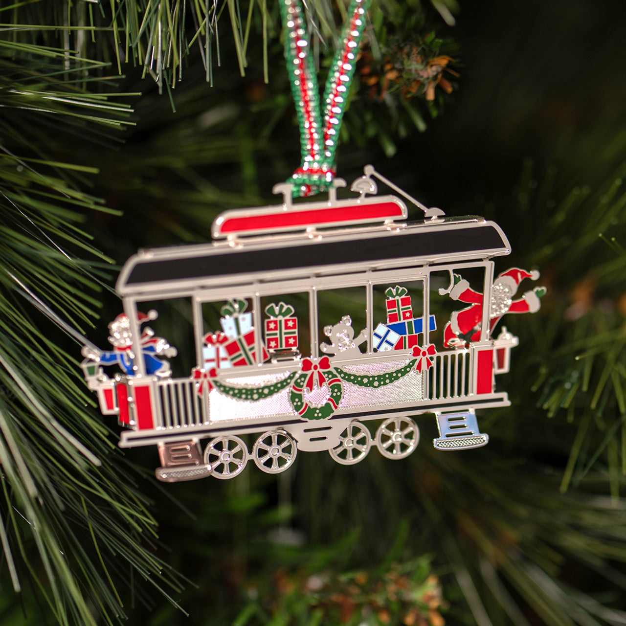 Newbridge Silverware  Tram Carriage Christmas Tree Decoration -New 2025