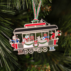 Newbridge Silverware  Tram Carriage Christmas Tree Decoration -New 2025