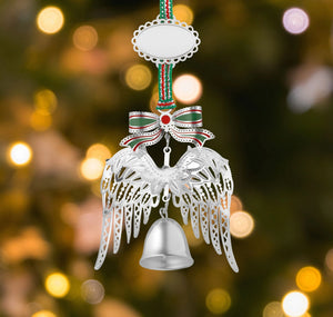 Newbridge Silverware Angel Wings with Bells Christmas Tree Decoration -New 2026
