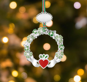 Newbridge Silverware Claddagh with Shamrock Christmas Tree Decoration -New 2026