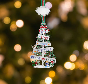 Newbridge Silverware Peace on Earth Christmas Tree Decoration -New 2026 (Copy)