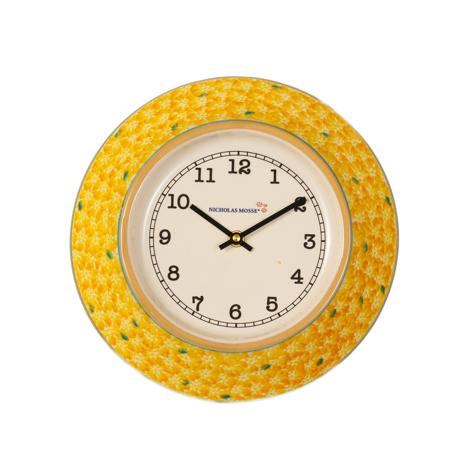 Nicholas Mosse Yellow Lawn Wall Clock