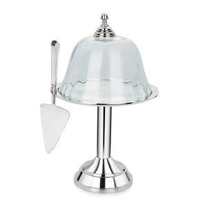 Newbridge Silverware  Large Cake Dome with Server