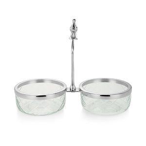 Newbridge Silverware  Cut Glass Appetiser Set