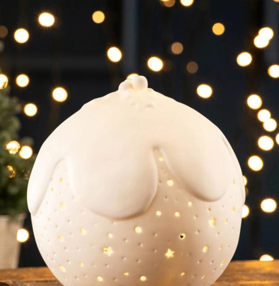 Belleek Living Plum Pudding Luminaire